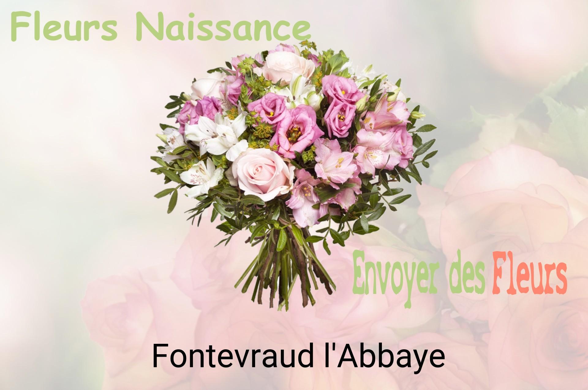 Bouquet de fleurs de naissance livré à Fontevraud-l'Abbaye